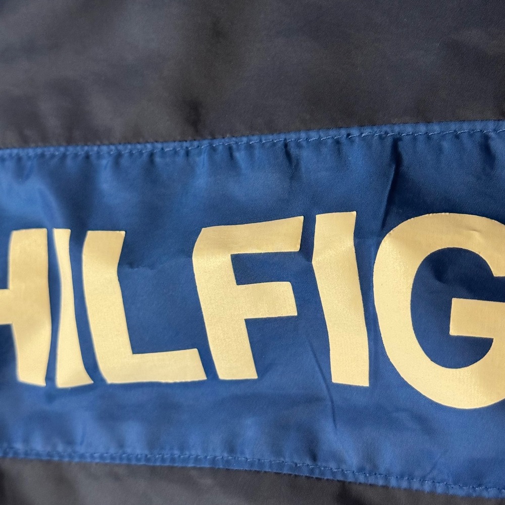 Tommy‎ Hilfiger Denim Windbreaker Track Pants Navy Red White Mens Small - Picture 14 of 14